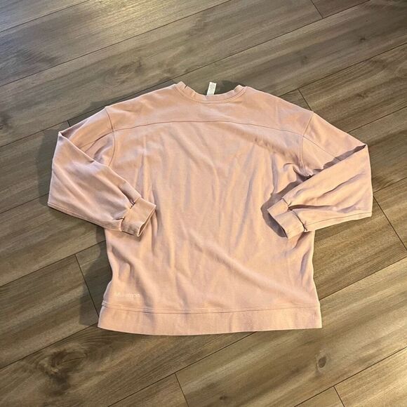 Lululemon‎ Light Pink Athletic Workout Crewneck Women 10 - Picture 3 of 4